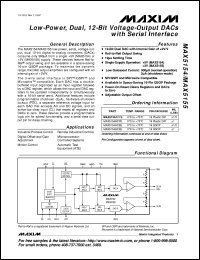 datasheet for MAX5170BEEE by Maxim Integrated Producs