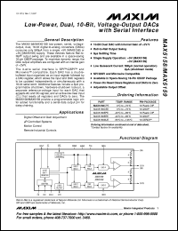 datasheet for MAX5174AEEE by Maxim Integrated Producs