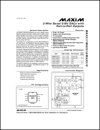 datasheet for MAX5180BEEI by Maxim Integrated Producs