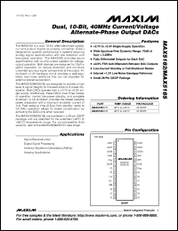 datasheet for MAX522EPA by Maxim Integrated Producs
