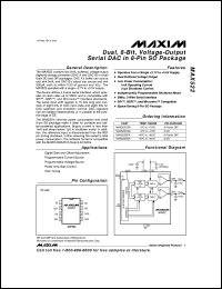 datasheet for MAX526CCNG by Maxim Integrated Producs