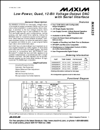datasheet for MAX528CPP by Maxim Integrated Producs