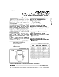 datasheet for MAX536ACPE by Maxim Integrated Producs
