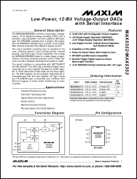 datasheet for MAX544BCPA by Maxim Integrated Producs