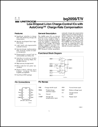 datasheet for BQ2056VSN by Texas Instruments