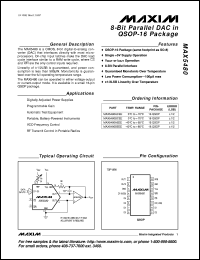 datasheet for MAX562C/D by Maxim Integrated Producs