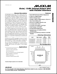 datasheet for MAX608EPA by Maxim Integrated Producs