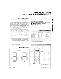datasheet for MAX6301CPA by Maxim Integrated Producs