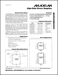 datasheet for MAX6305UK00D1-T by Maxim Integrated Producs