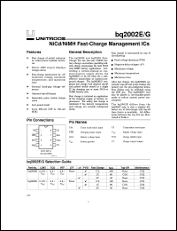 datasheet for BQ2002GSN by Texas Instruments
