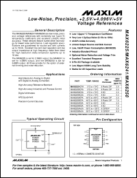 datasheet for MAX631ACPA by Maxim Integrated Producs