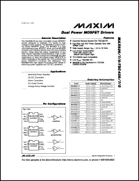 datasheet for MAX6316LUK50AW-T by Maxim Integrated Producs