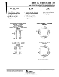 datasheet for SN54LS47J by Texas Instruments