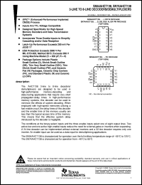 datasheet for SN74AHCT138PWLE by Texas Instruments