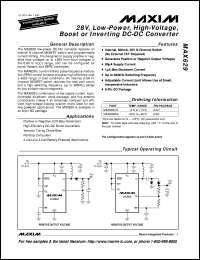 datasheet for MAX6326XR25-T by Maxim Integrated Producs