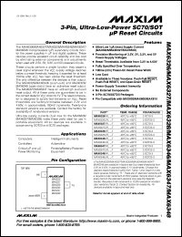 datasheet for MAX6336US25D1-T by Maxim Integrated Producs