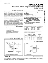 datasheet for MAX6343SUT-T by Maxim Integrated Producs