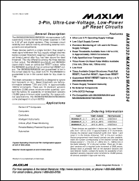 datasheet for MAX6358TYUT-T by Maxim Integrated Producs