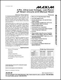 datasheet for MAX6364PUT46-T by Maxim Integrated Producs