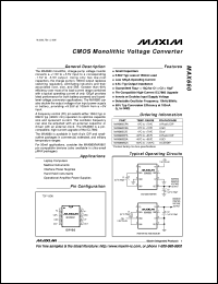 datasheet for MAX6808US46-T by Maxim Integrated Producs