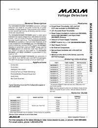 datasheet for MAX802SC/D by Maxim Integrated Producs