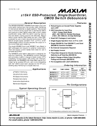 datasheet for MAX691ACSE by Maxim Integrated Producs