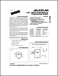 datasheet for MAX746ESE by Maxim Integrated Producs