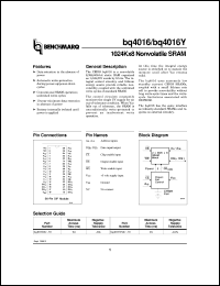 datasheet for BQ4016YMC-70 by Texas Instruments