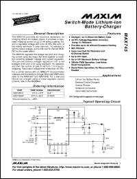 datasheet for MAX761ESA by Maxim Integrated Producs