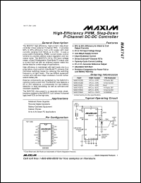 datasheet for MAX765MJA by Maxim Integrated Producs