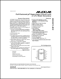 datasheet for MAX8213BC/D by Maxim Integrated Producs