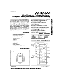 datasheet for MAX836EUS-T by Maxim Integrated Producs