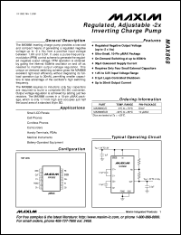 datasheet for MAX883MJA by Maxim Integrated Producs