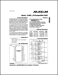 datasheet for MX7225BQ by Maxim Integrated Producs