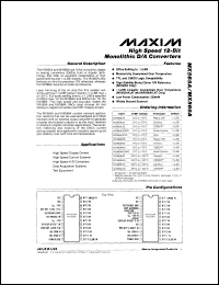 datasheet for MX7245SQ by Maxim Integrated Producs