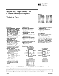 datasheet for HCPL-2601#300 by 