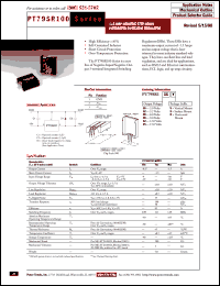 datasheet for PT79SR152V by Texas Instruments