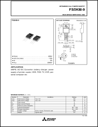 datasheet for FS5KM-9 by Mitsubishi Electric Corporation, Semiconductor Group