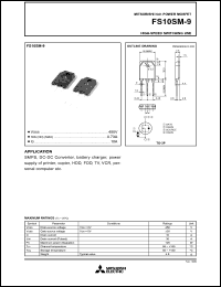 datasheet for FS10SM-9 by Mitsubishi Electric Corporation, Semiconductor Group