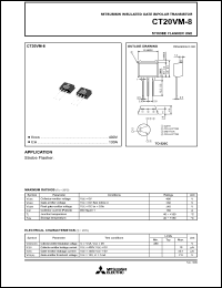 datasheet for CT20VM-8 by Mitsubishi Electric Corporation, Semiconductor Group