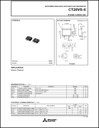 datasheet for CT20VS-8 by Mitsubishi Electric Corporation, Semiconductor Group