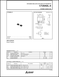 datasheet for CT20ASL-8 by Mitsubishi Electric Corporation, Semiconductor Group