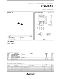 datasheet for CT20ASJ-8 by Mitsubishi Electric Corporation, Semiconductor Group