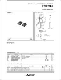 datasheet for CT30TM-8 by Mitsubishi Electric Corporation, Semiconductor Group