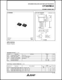 datasheet for CT30VM-8 by Mitsubishi Electric Corporation, Semiconductor Group