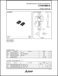 datasheet for CT40TMH-8 by Mitsubishi Electric Corporation, Semiconductor Group