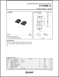 datasheet for CT30SM-12 by Mitsubishi Electric Corporation, Semiconductor Group