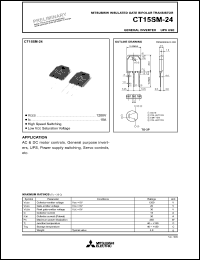 datasheet for CT15SM-24 by Mitsubishi Electric Corporation, Semiconductor Group