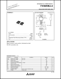 datasheet for FX50KMJ-2 by Mitsubishi Electric Corporation, Semiconductor Group