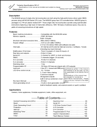 datasheet for M30220MA-XXXGP by Mitsubishi Electric Corporation, Semiconductor Group